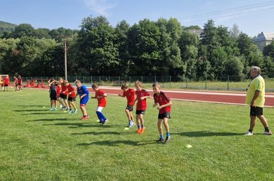 Soustředění v Manětíně mladší a starší žáci