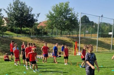 Soustředění v Manětíně mladší a starší žáci